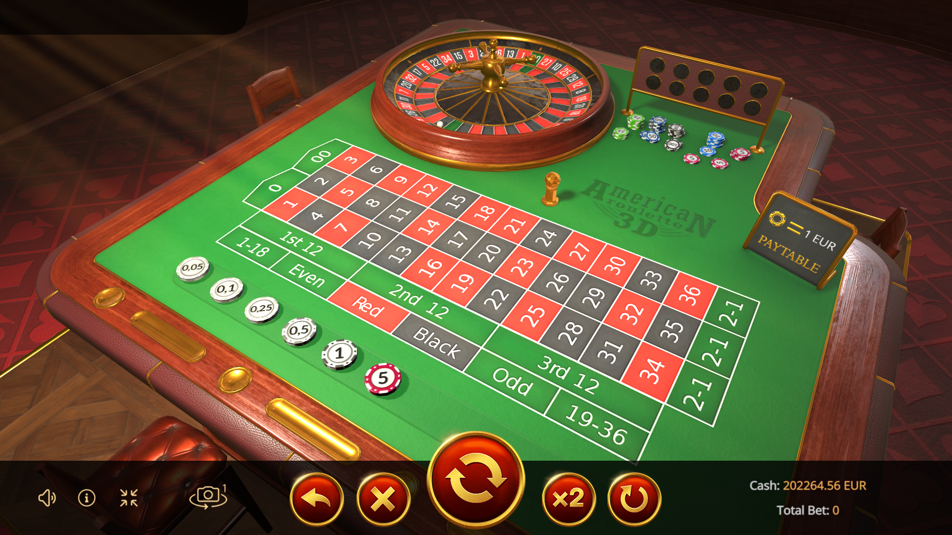online casino, amerikai rulett